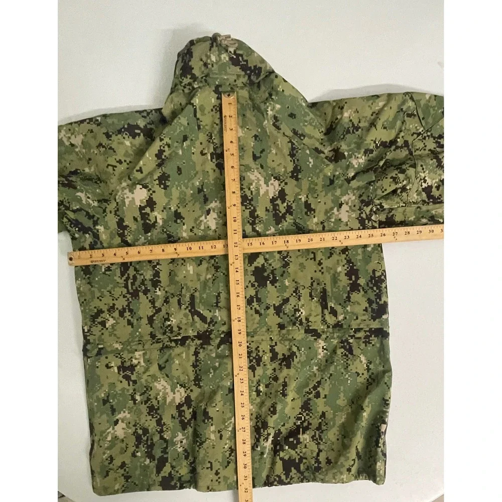 US Navy Working Parka Type III AOR2 NWU Digital Camo Large Long W911QY-11-D-0086 - Picture 11 of 12